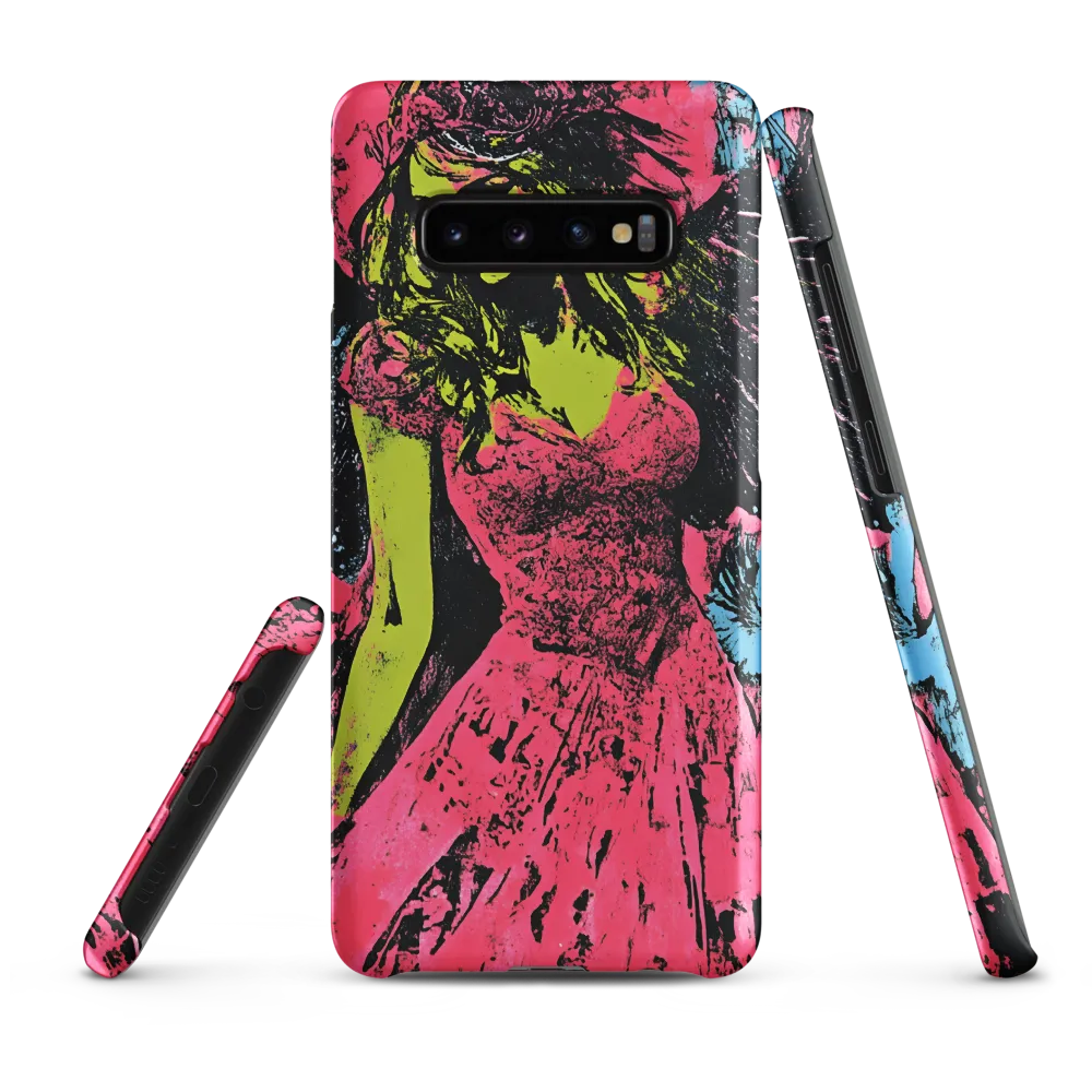 Mystical Angel in Neon Dreams
