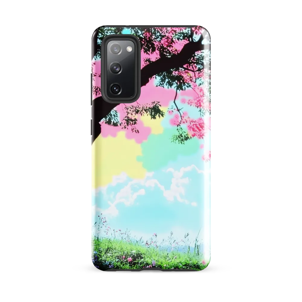 Pastel Dreams: A Surreal Tree Landscape