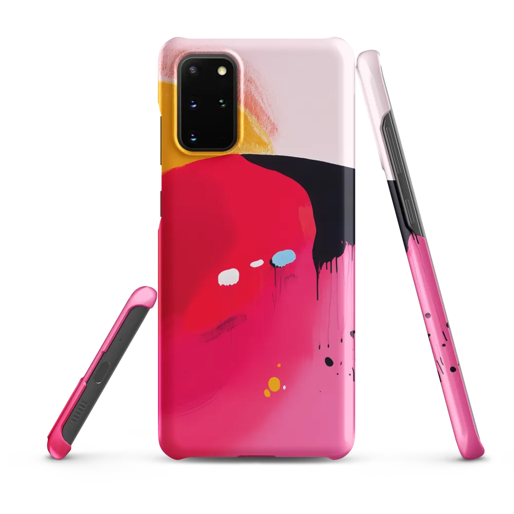 Magenta Sweep — Study in Drips and Fields