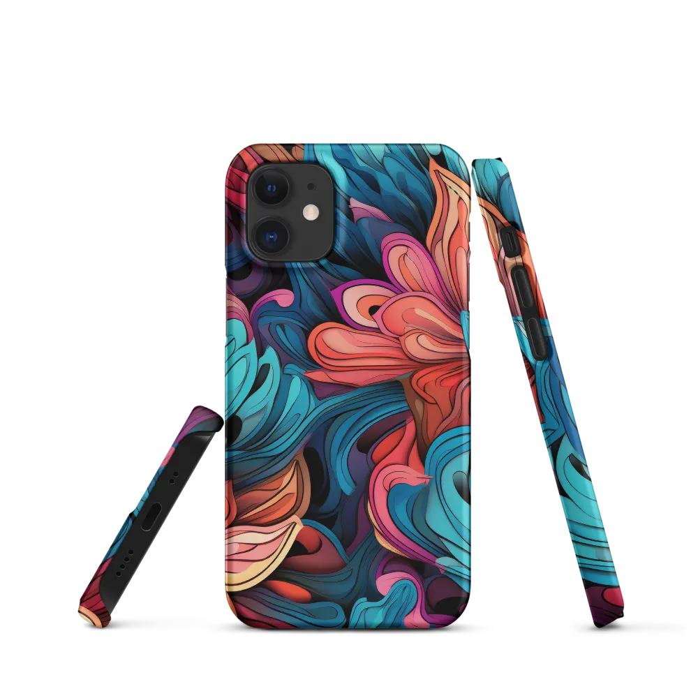Floral Symphony | Phone Case |  12 Mini | Snap Case | Matte