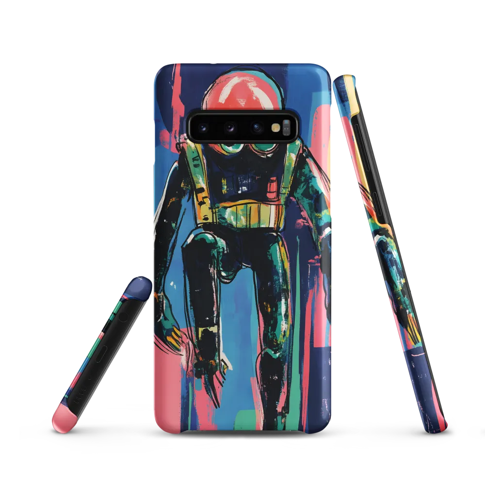 Diver in Vibrant Motion