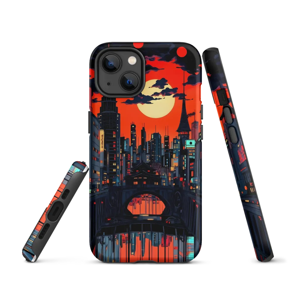 Nightfall in a Neon City