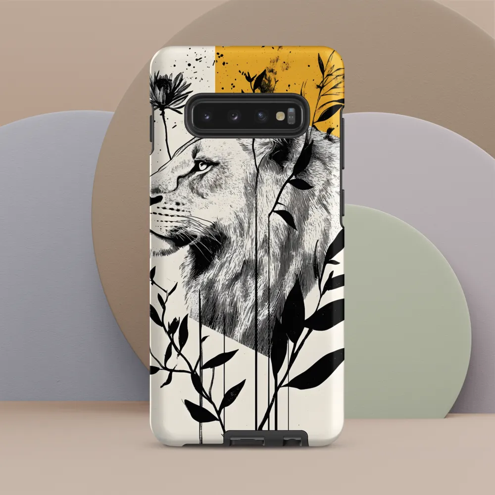 Regal Serenity: The Lion and Flora