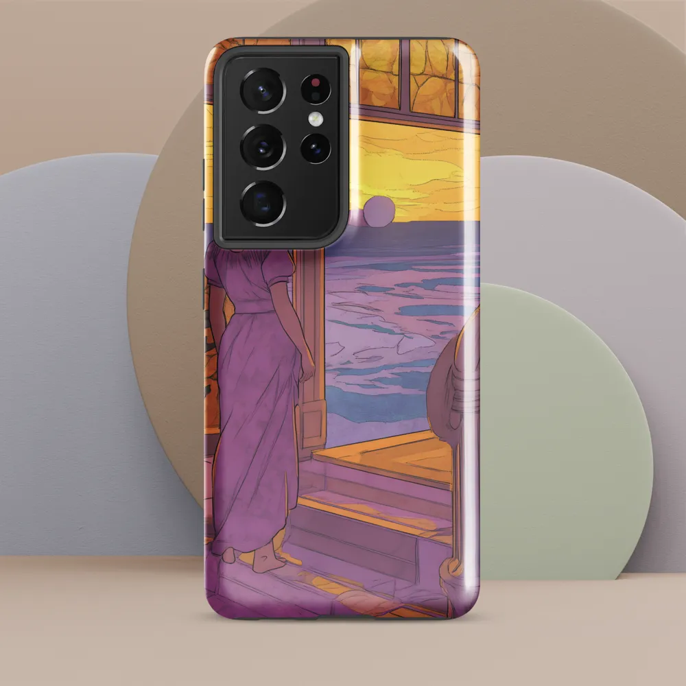 Whispers of the Sunset | Phone Case |  S21 Ultra | Tough Case | Glossy