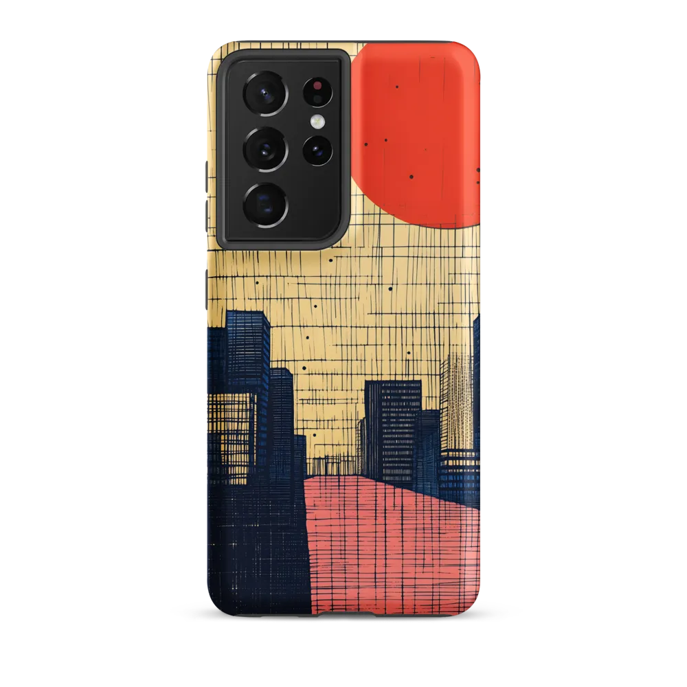 Urban Echoes: A Minimalist Cityscape