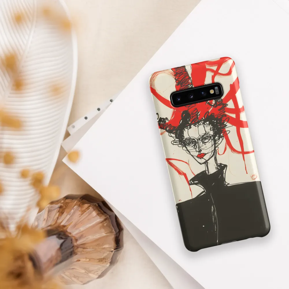 Dramatic Elegance in Red and Black