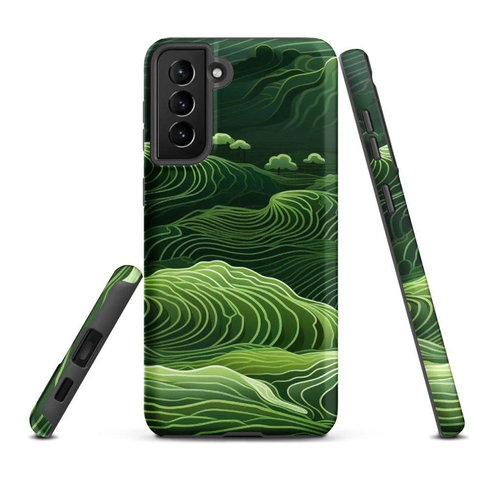 Whispers of Green Hills | Phone Case |  S21 Plus | Tough Case | Matte