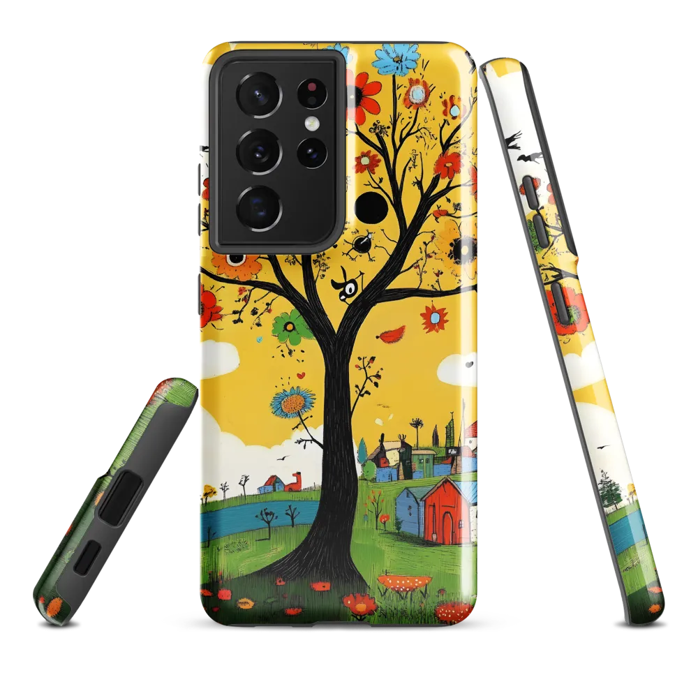 Whimsical Blooms of Life | Phone Case |  S21 Ultra | Tough Case | Glossy