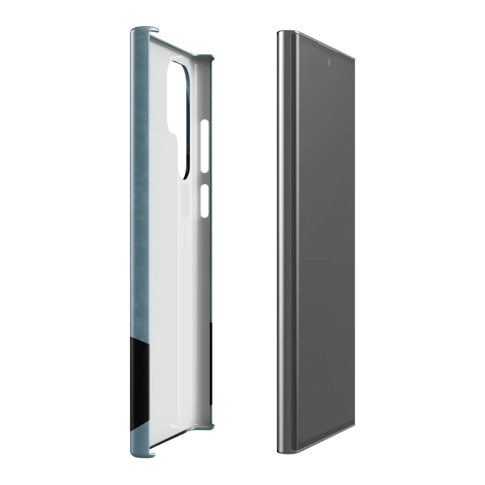 Minimalist Portrait of a Modern Man | Phone Case |  S22 Ultra | Snap Case | Glossy