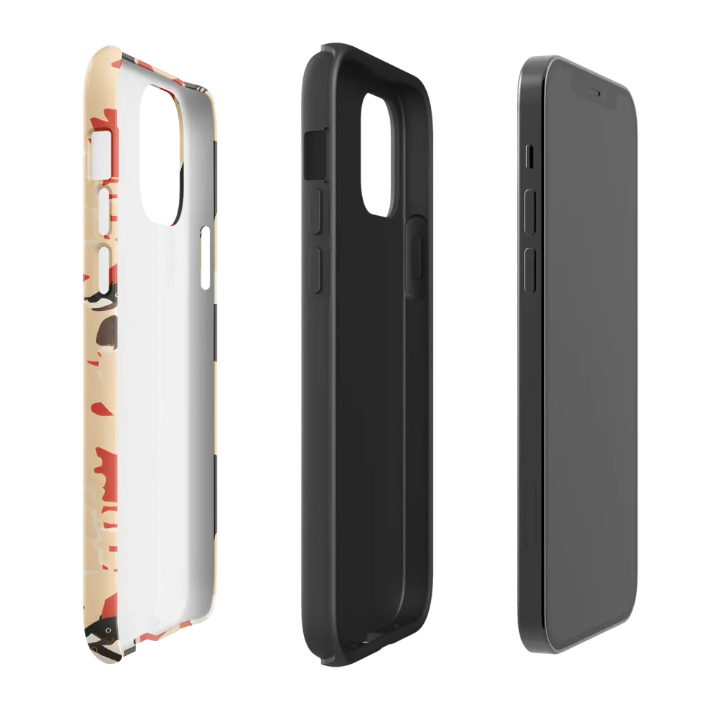 Wildlife Pattern: The Badger Tale | Phone Case |  12 Pro | Tough Case | Matte