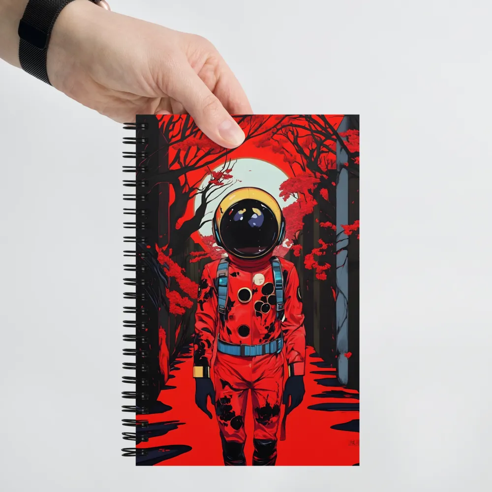 Mysteries Beyond the Red Horizon | Spiral Notebook