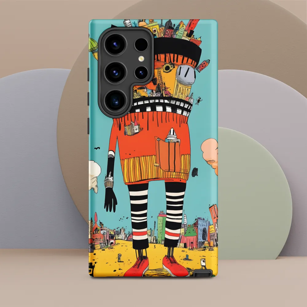 Urban Fantasia: A Whimsical Encounter | Phone Case |  S24 Ultra | Tough Case | Matte
