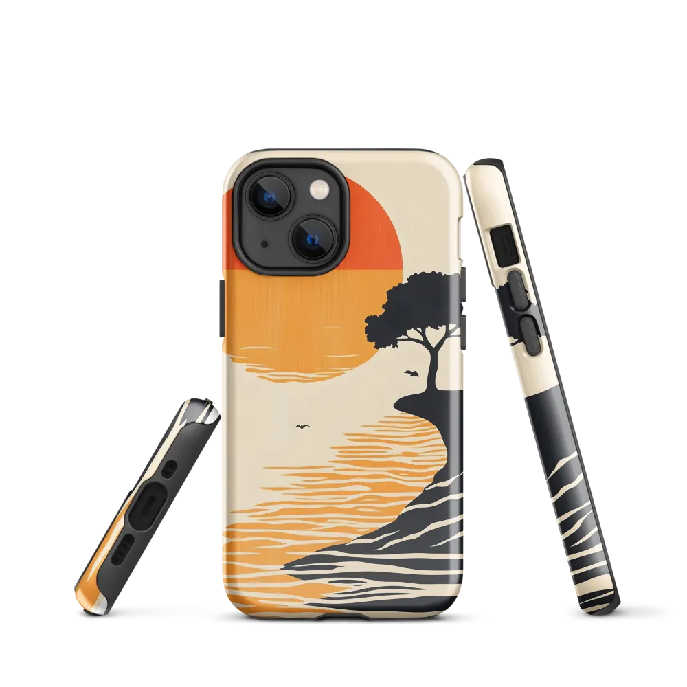 Serene Sunset | Phone Case |  13 mini | Tough Case | Glossy
