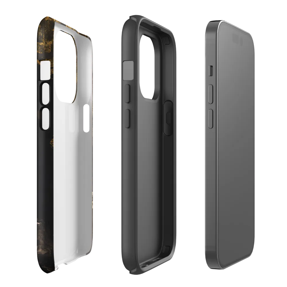 Golden Elegance: A Modern Profile Portrait