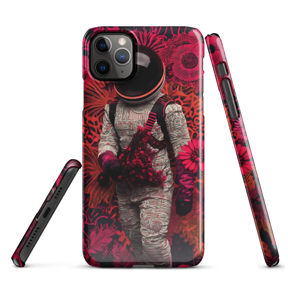 Cosmic Blooms: A Journey Through Space and Nature | Phone Case |  11 Pro Max | Snap Case | Glossy