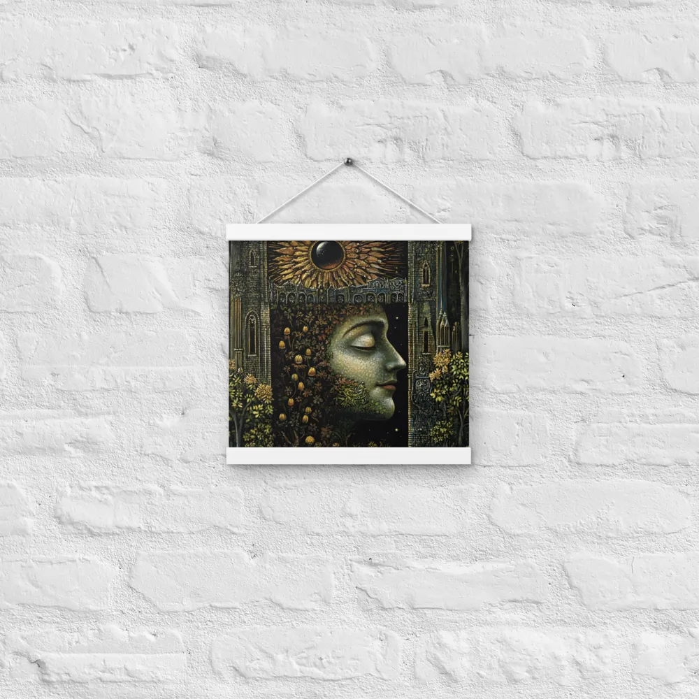 Nature’s Embrace: The Infinite Connection | Poster With White Wood Hanger | 12″×12″