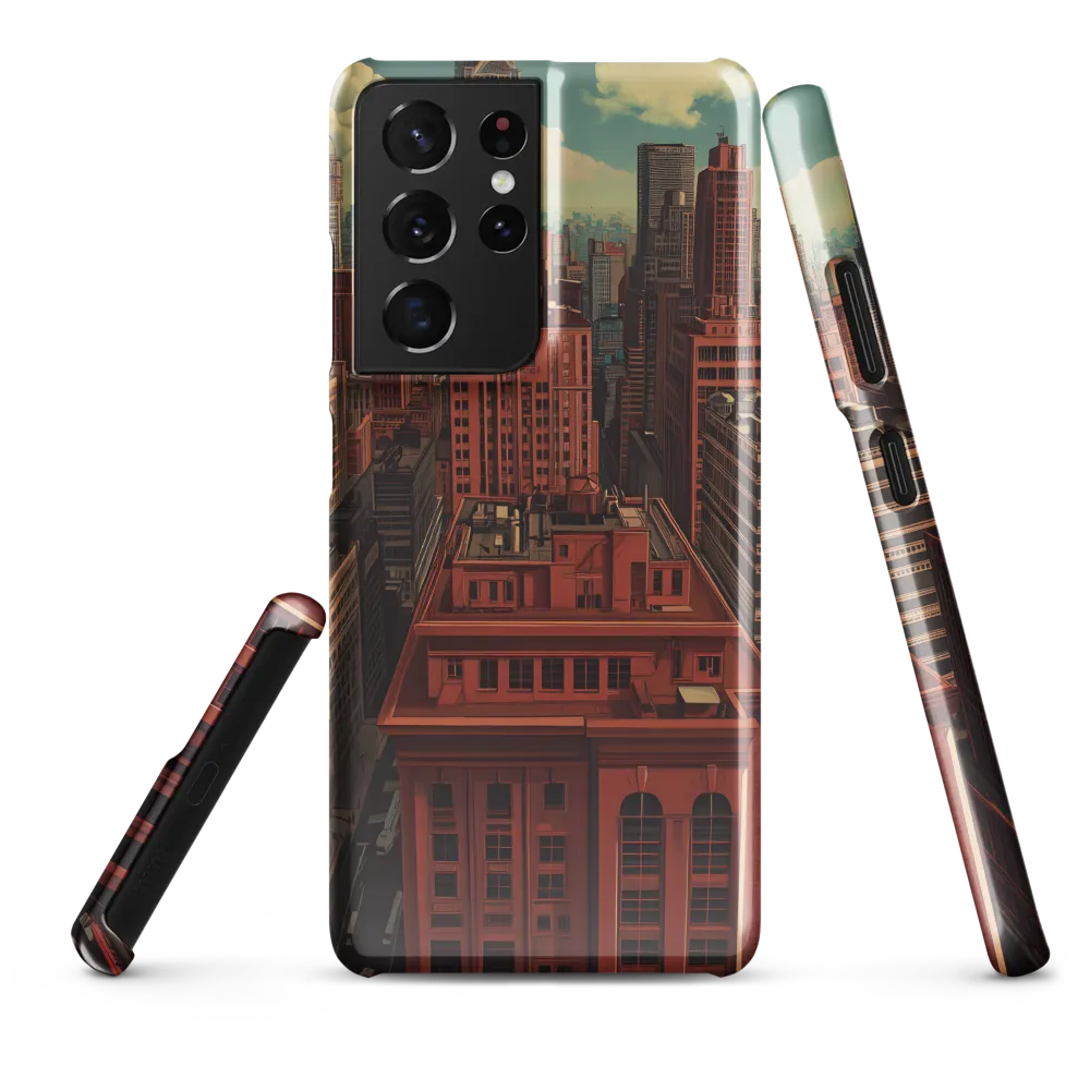 Urban Reverie: A Journey Through the City | Phone Case |  S21 Ultra | Snap Case | Glossy