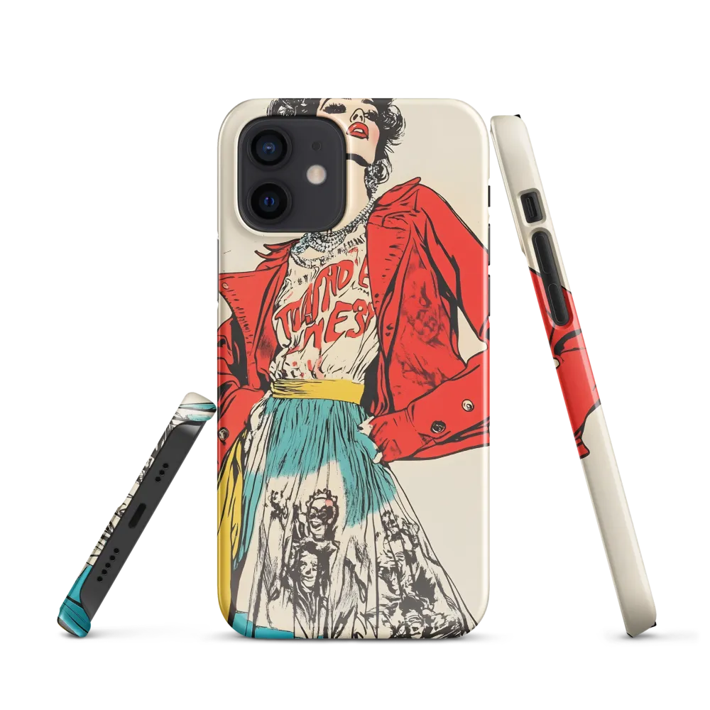 Vibrant Elegance: A Pop Art Fashion Statement