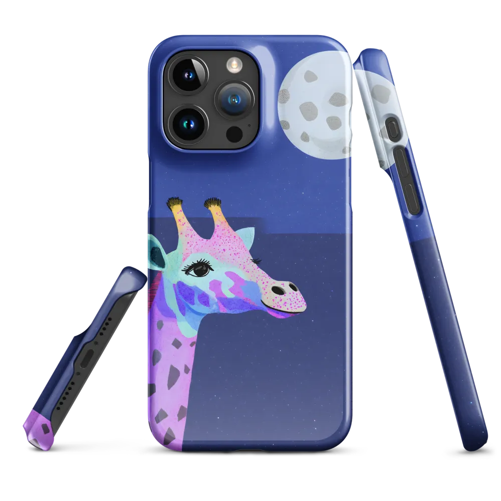 Whimsical Giraffe Under the Stars