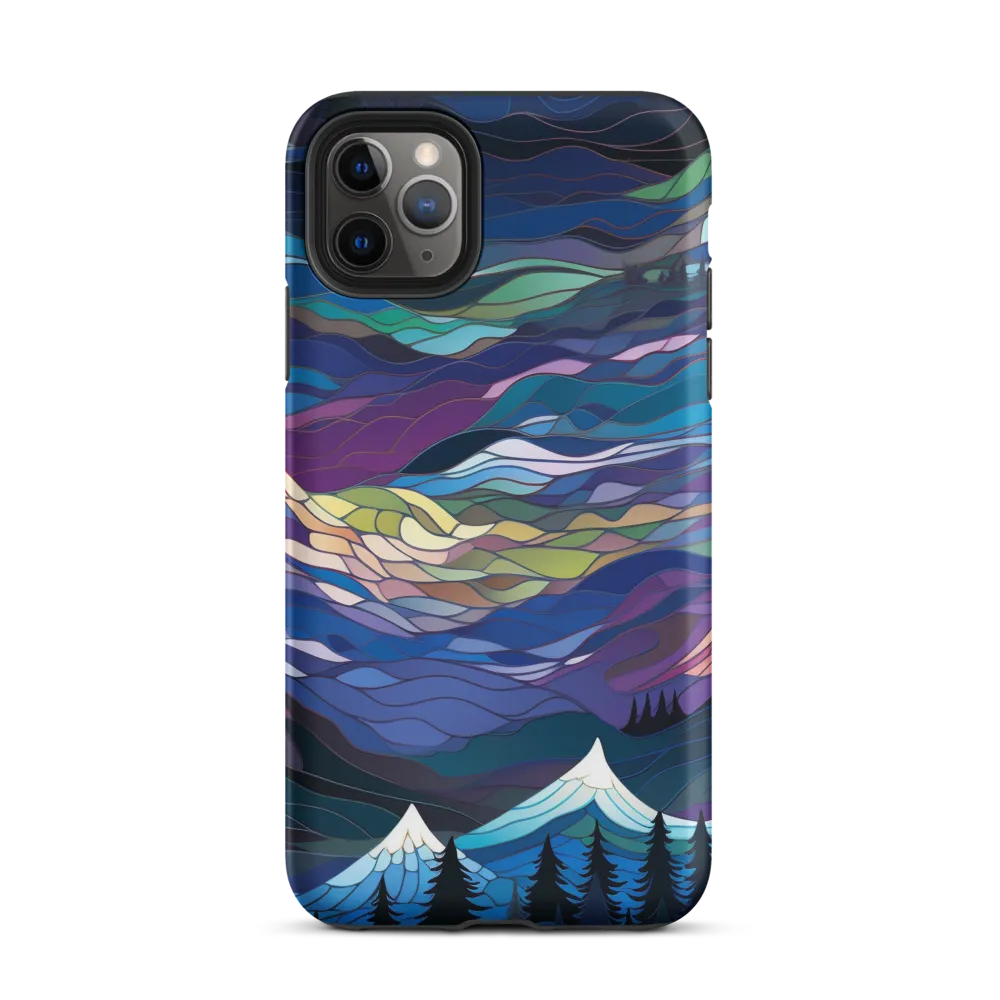 Twilight Peaks: An Abstract Mountain Landscape