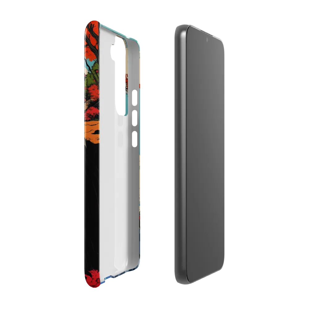 Whispers of the Cliff House | Phone Case |  S22 Plus | Snap Case | Glossy