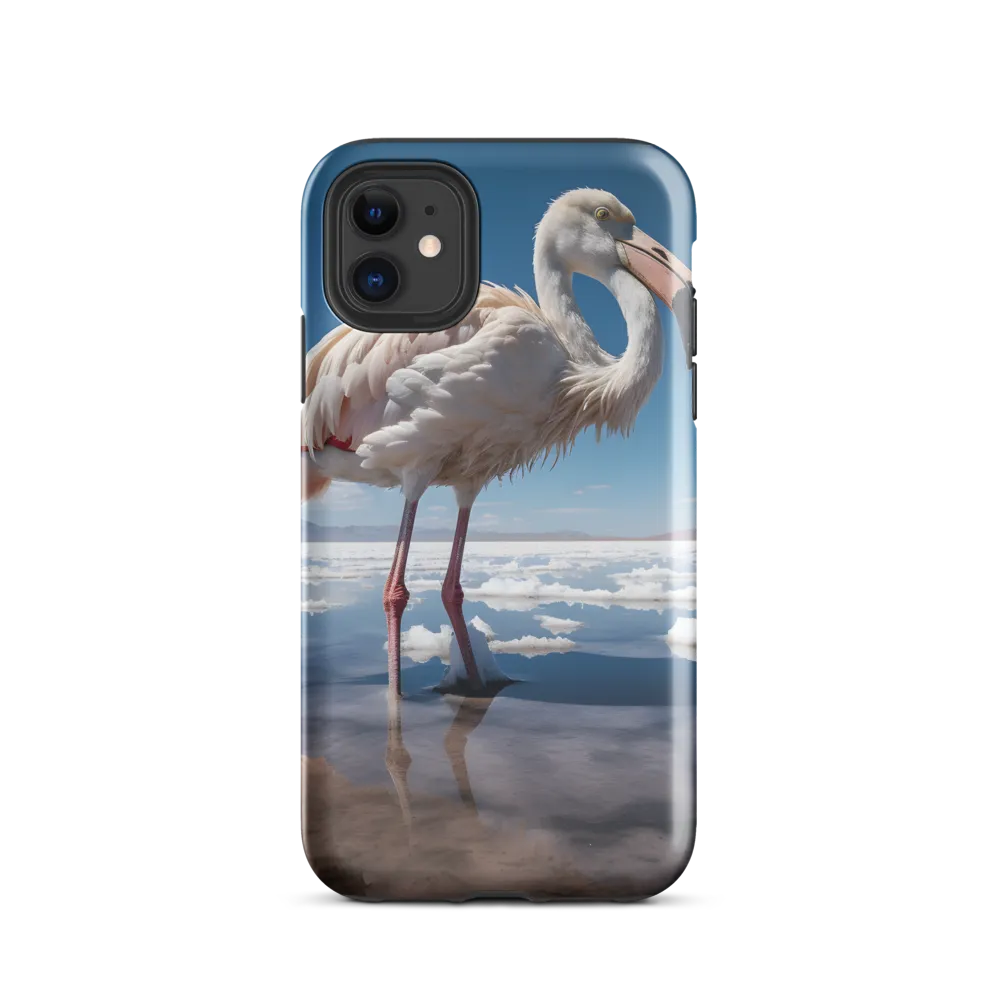 Graceful Solitude of a Flamingo