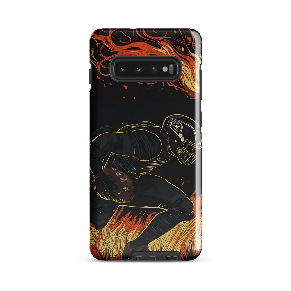 A Blaze of Glory: The Game in Motion | Phone Case |  S10 Plus | Tough Case | Glossy