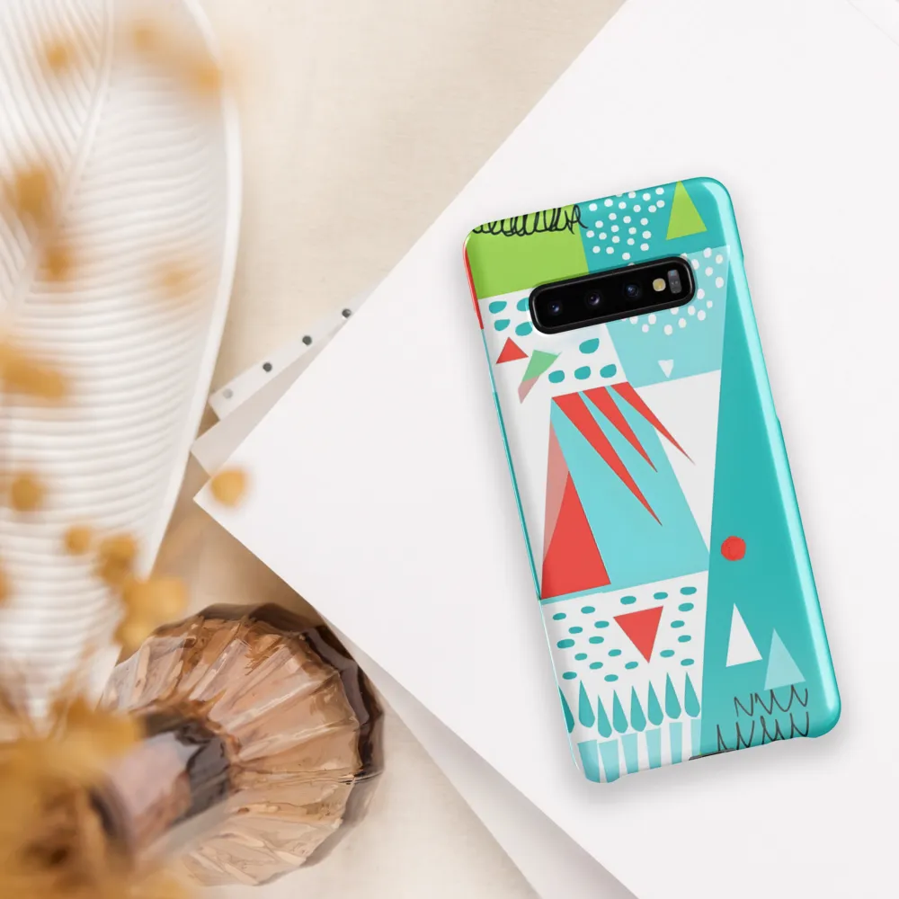 Dynamic Geometric Harmony | Phone Case |  S10 Plus | Snap Case | Glossy