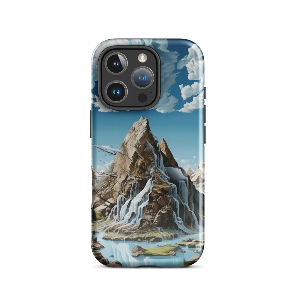 Majestic Cascade: A Mountain Masterpiece