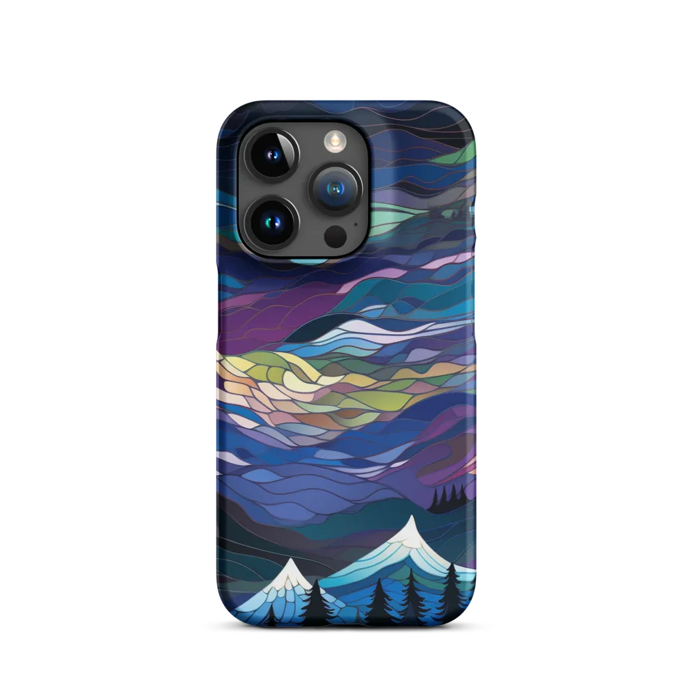 Twilight Peaks: An Abstract Mountain Landscape