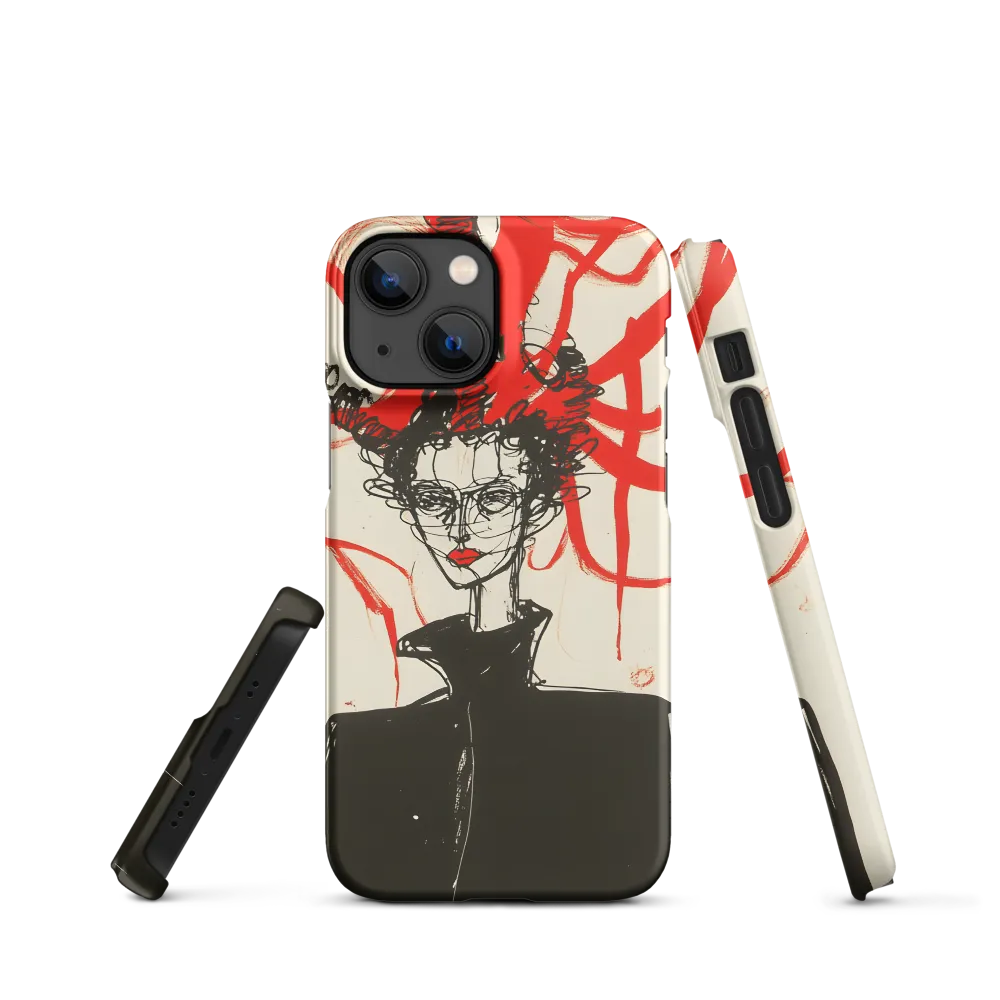 Dramatic Elegance in Red and Black
