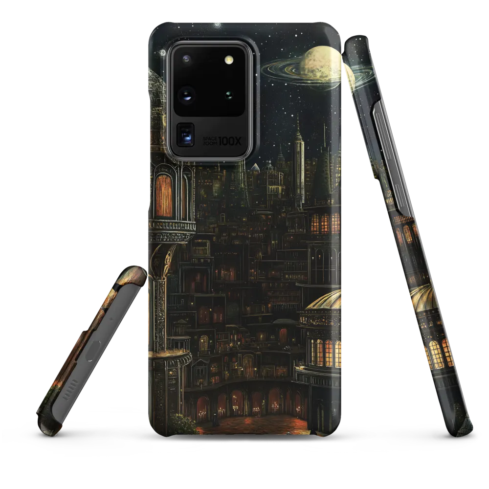Celestial Enigma: A Surreal Cityscape
