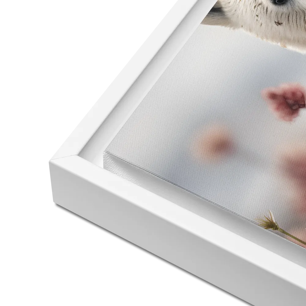 Curiosity Among Blooms: The Polar Bear