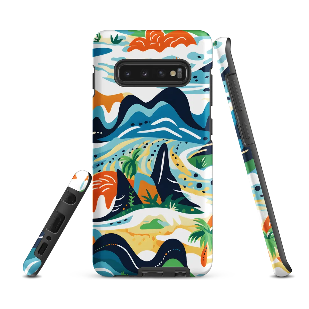 Abstract Tropical Landscape