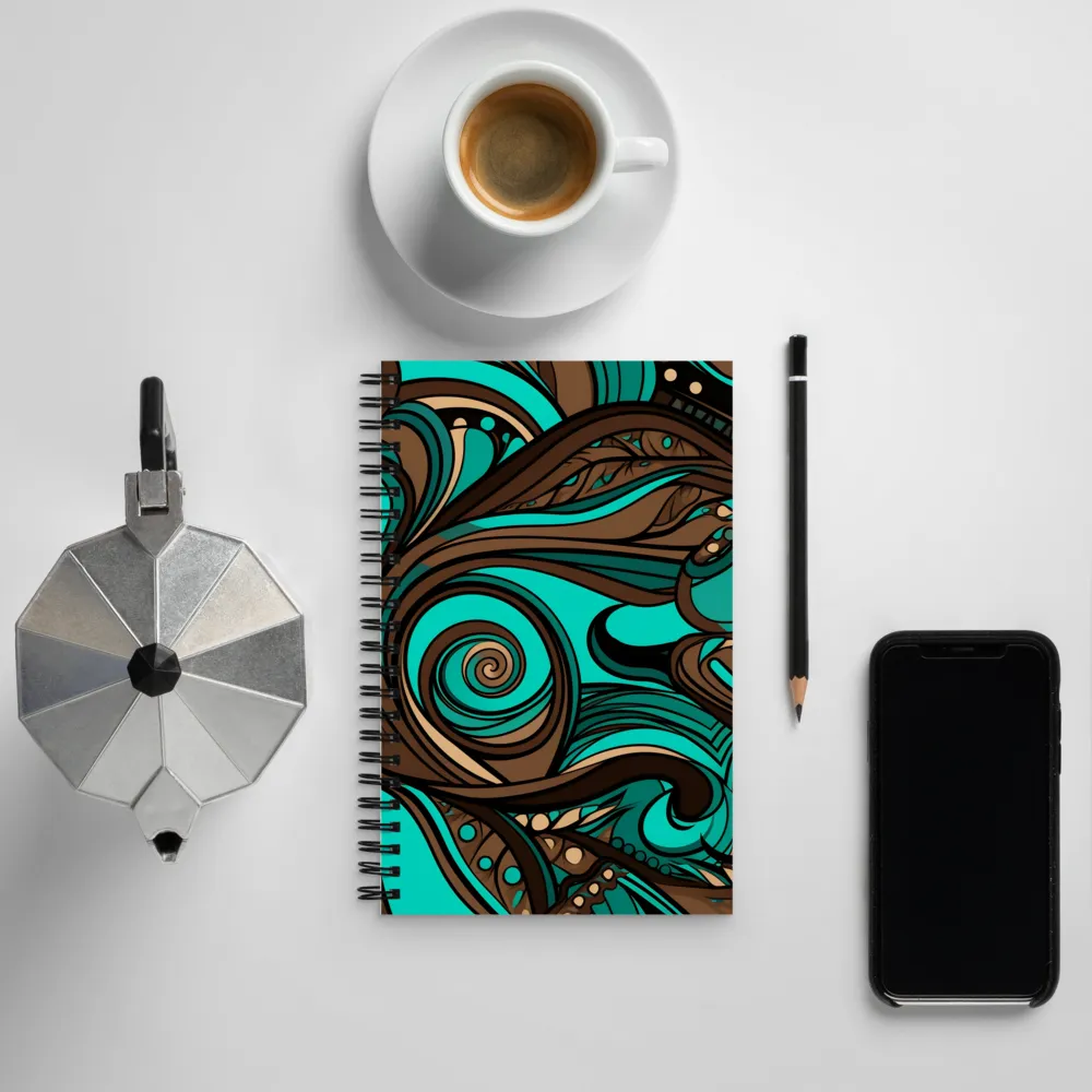 Fluctuating Currents | Spiral Notebook