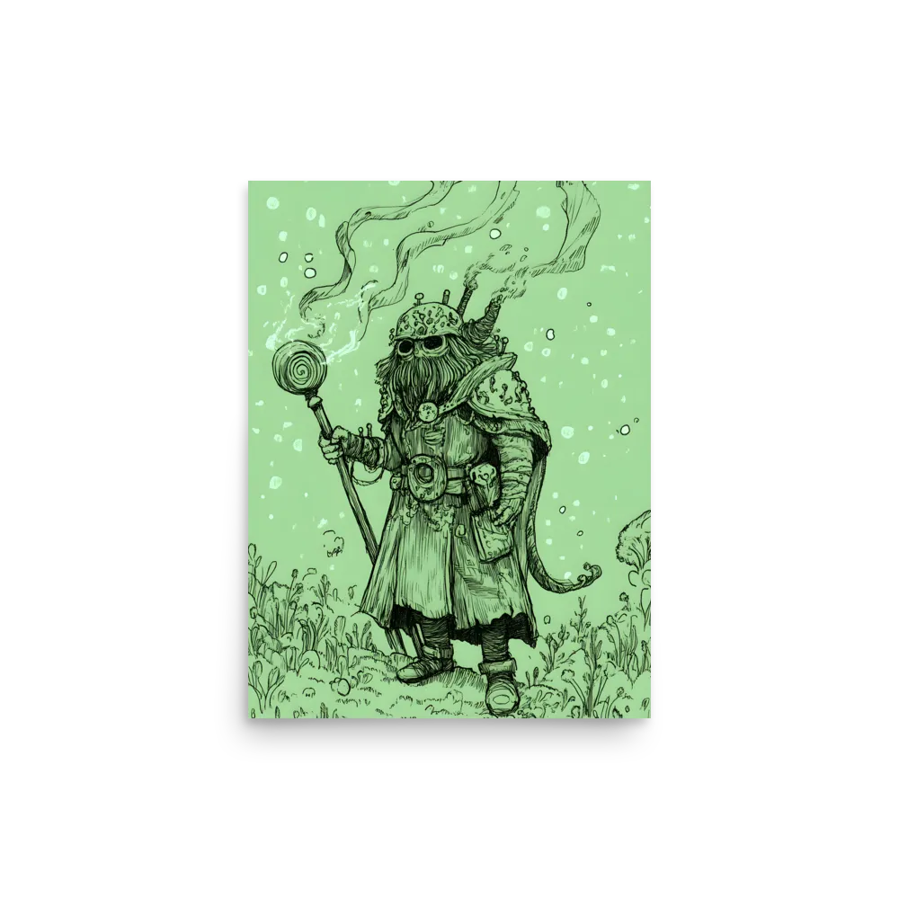 The Enigmatic Wizard | Poster | 12″×16″