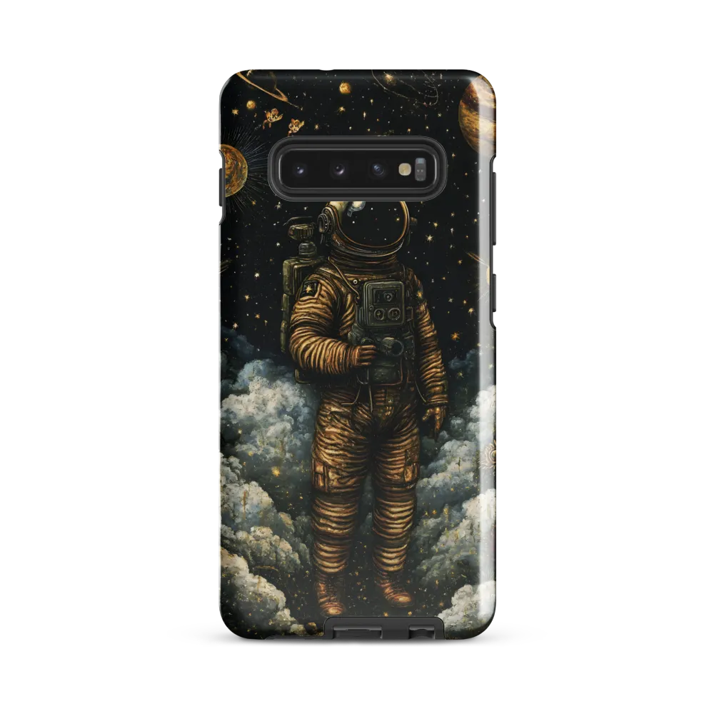 Cosmic Dreams: The Astronaut's Journey | Phone Case |  S10 Plus | Tough Case | Glossy