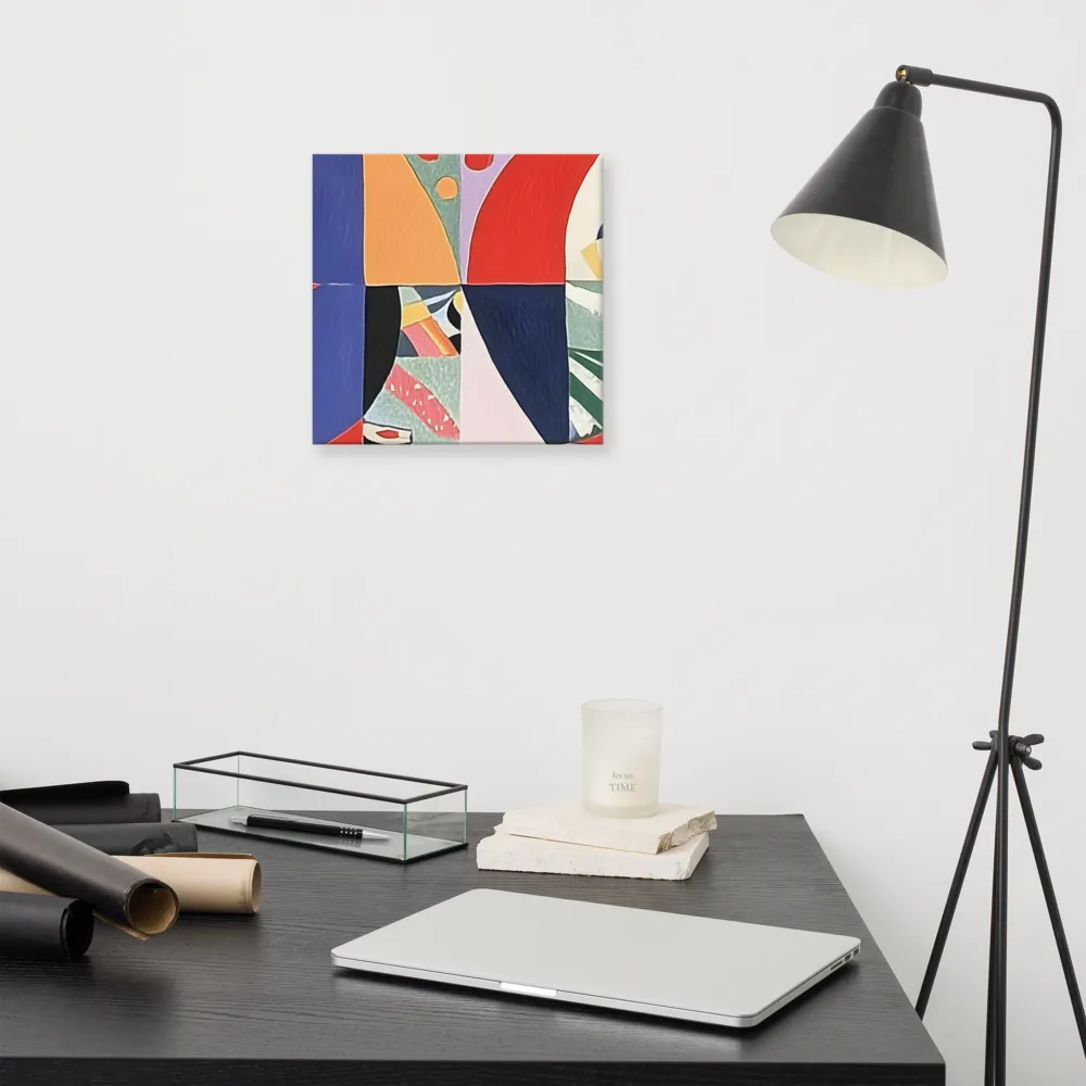 Dynamic Mosaic Symmetry | Canvas | 12″×12″
