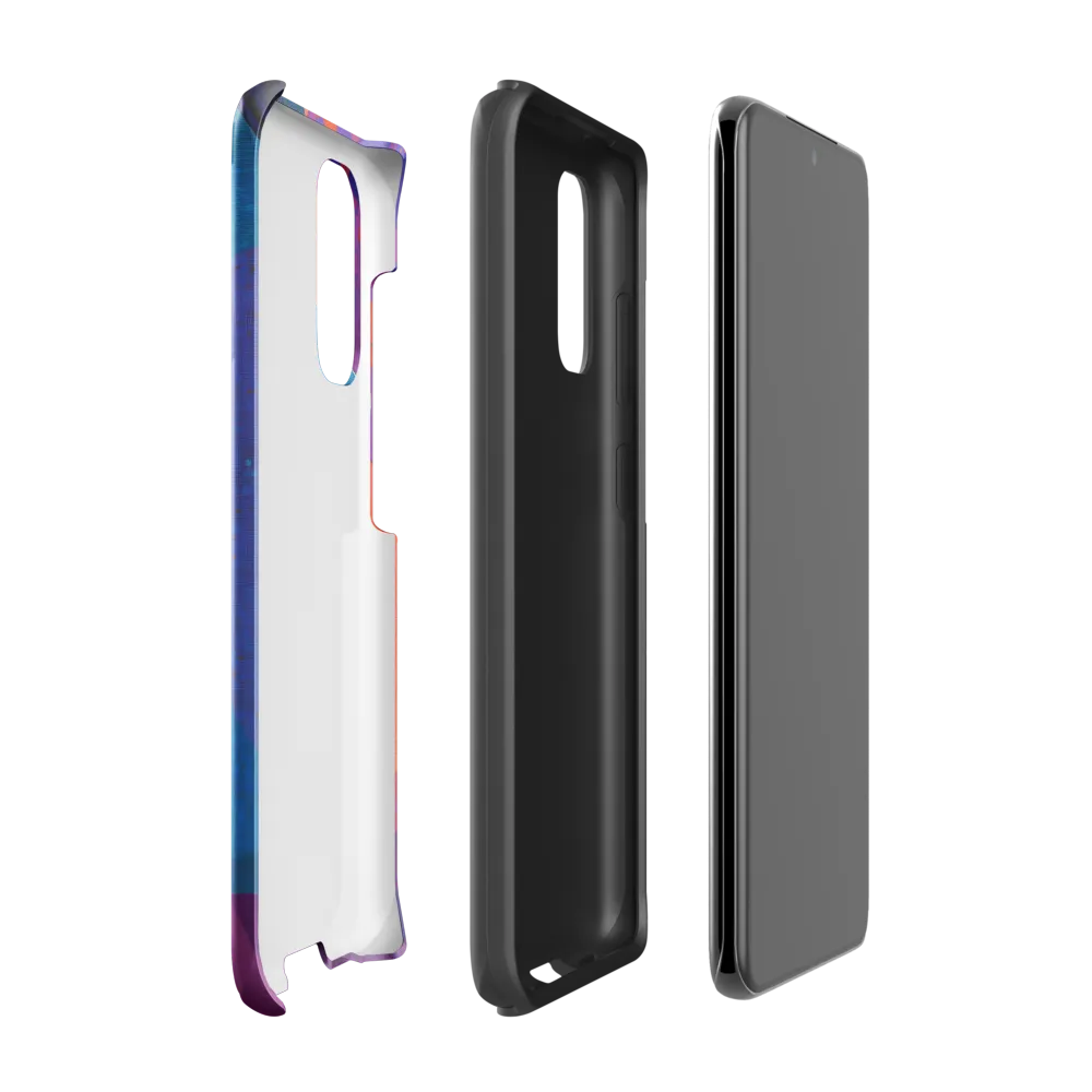 Cyan Profile with Magenta Mosaic