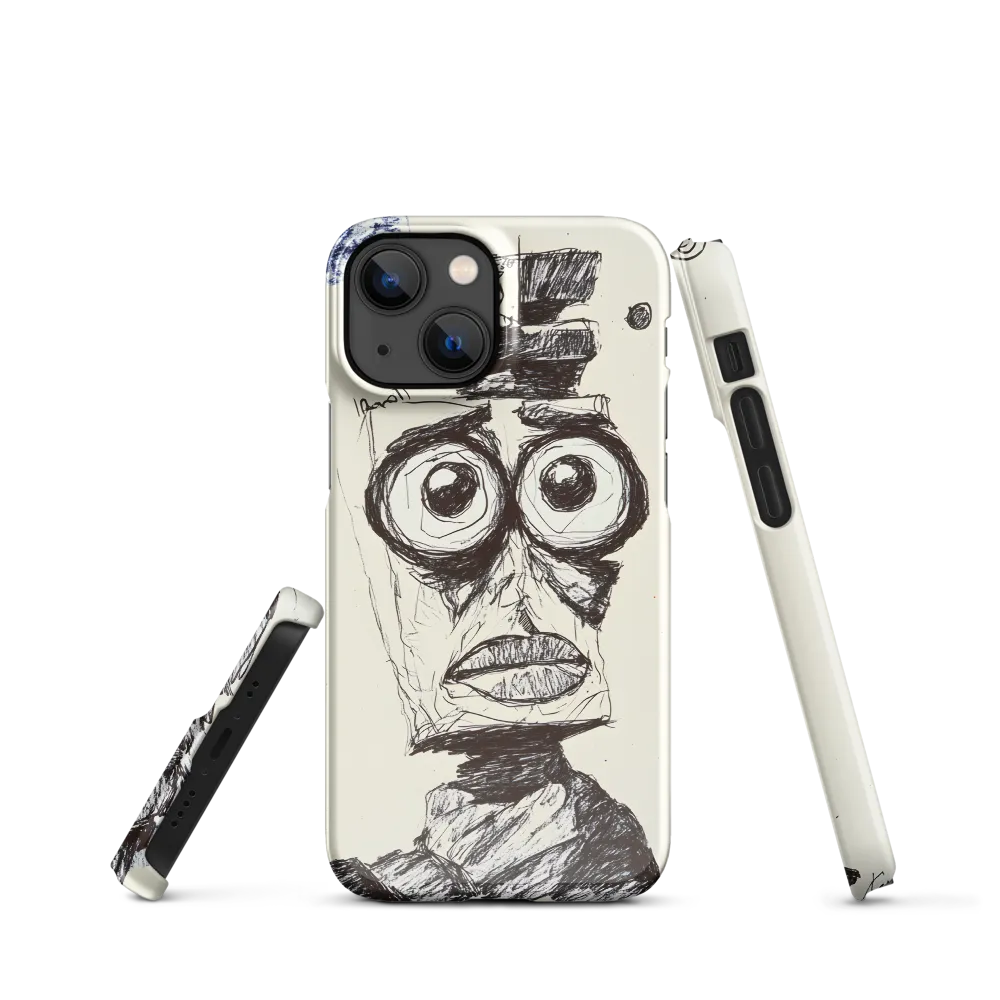 Abstract Surrealist Figure in Cubism | Phone Case |  13 Mini | Snap Case | Glossy