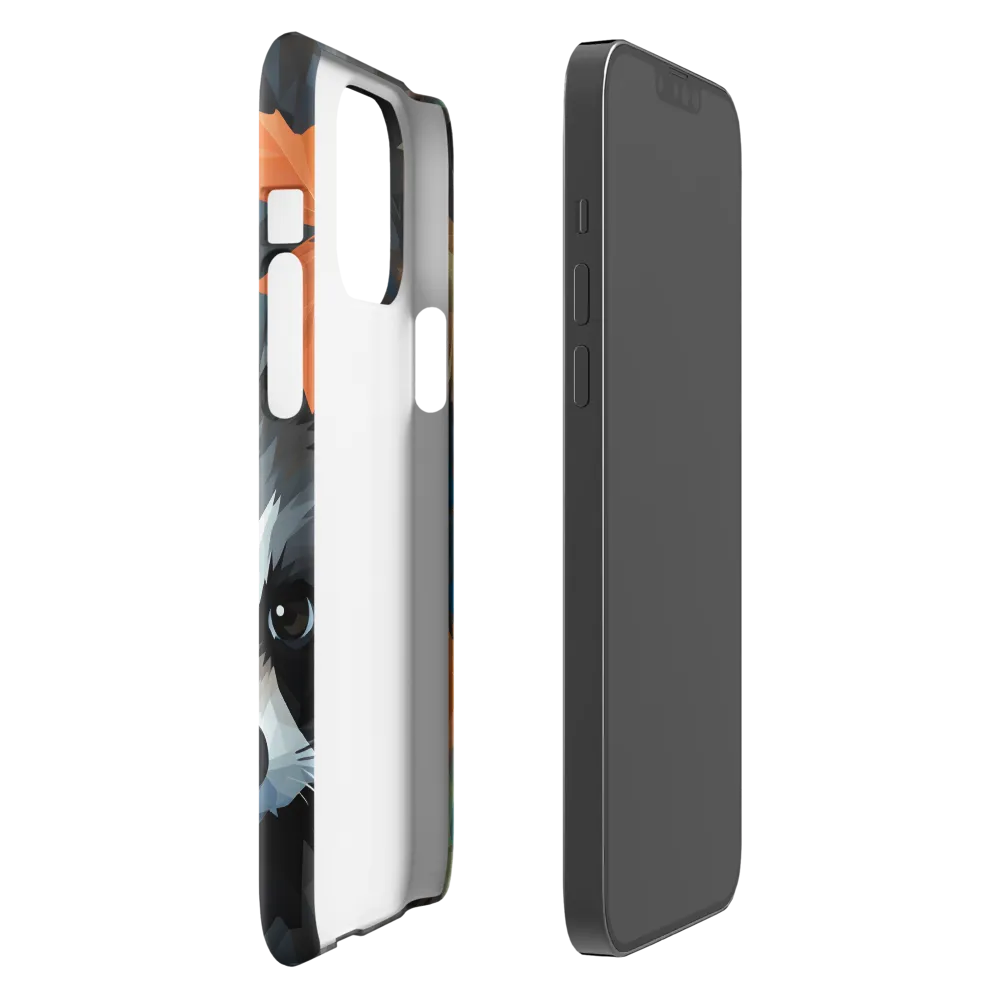 Whispers of Autumn: The Raccoon's Gaze | Phone Case |  13 Pro Max | Snap Case | Glossy