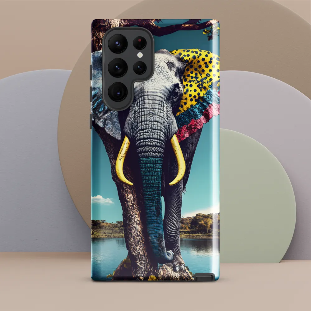 Playful Elegance: The Surreal Elephant
