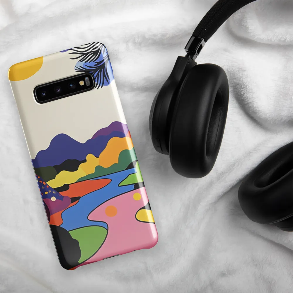 Whimsical Landscape in Color | Phone Case |  S10 Plus | Snap Case | Glossy