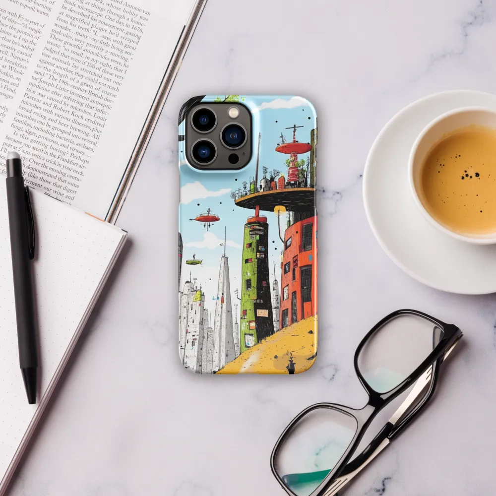 Futuristic Urban Dreamscape | Phone Case |  13 Pro Max | Snap Case | Glossy