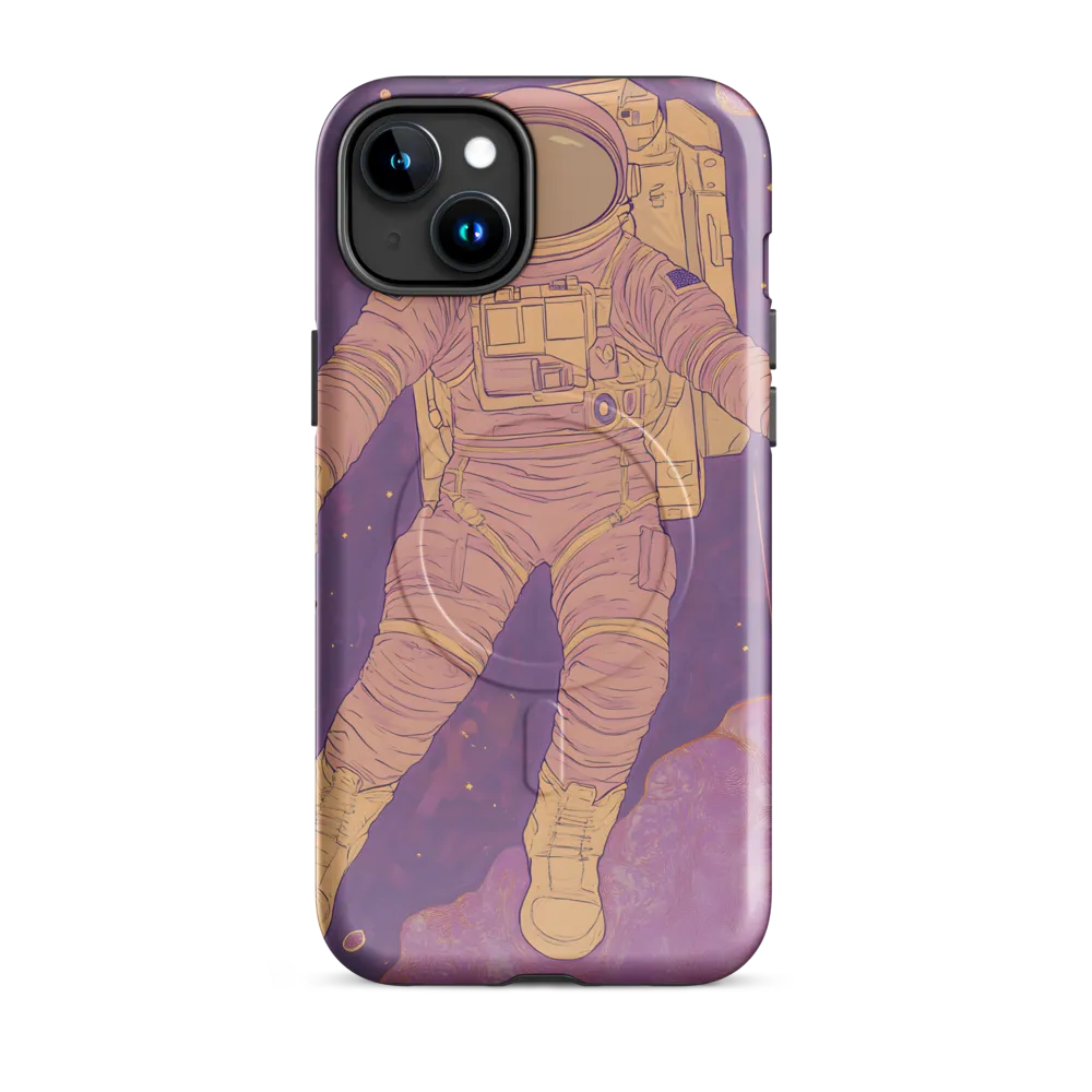 Floating Through the Cosmos | Phone Case |  15 Plus | MagSafe® Tough Case | Glossy