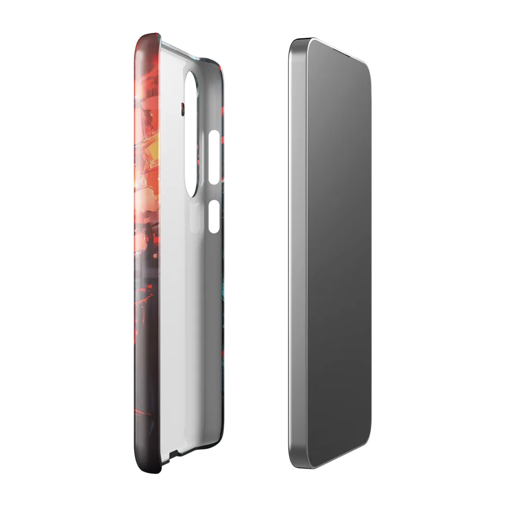 Fragmented Mind: The Silent Struggle | Phone Case |  S24 Plus | Snap Case | Glossy