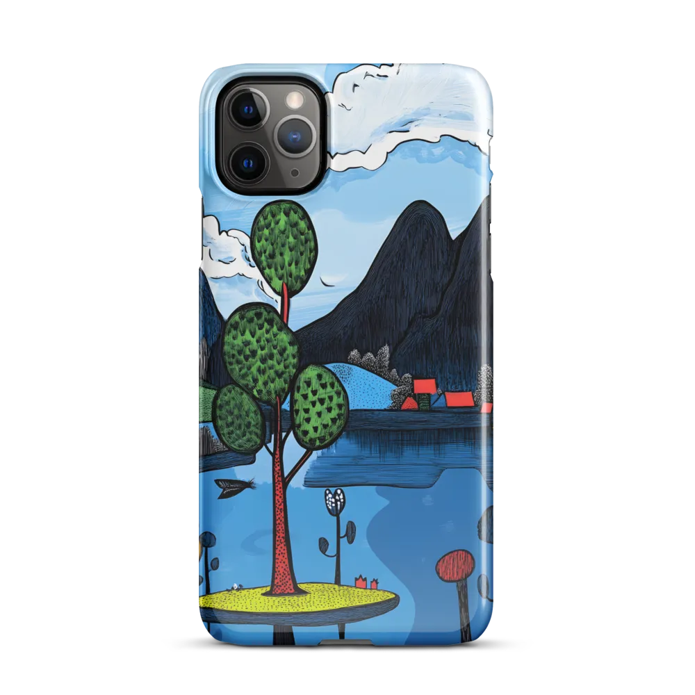 Whimsical Landscapes: A Play of Colors | Phone Case |  11 Pro Max | Snap Case | Glossy