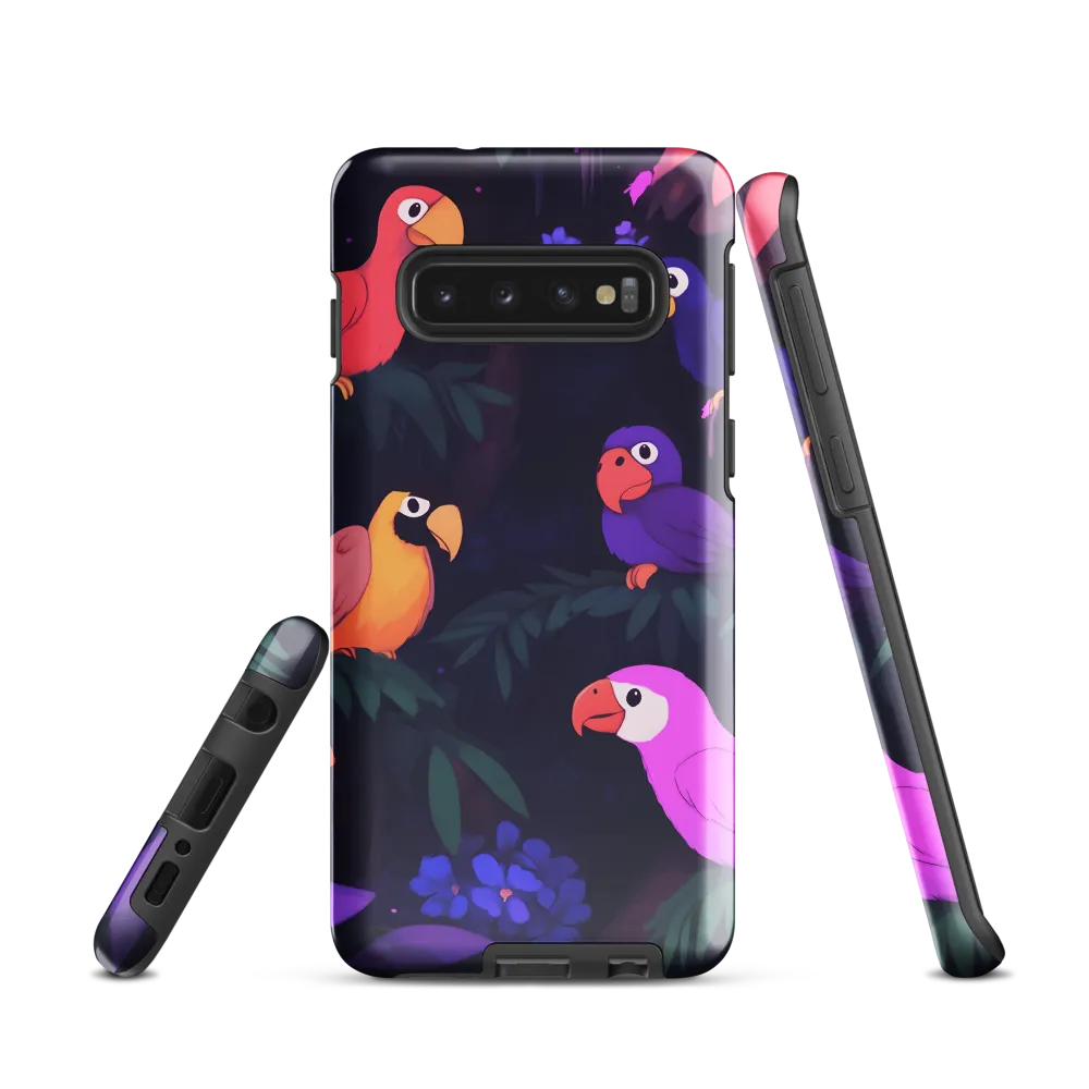 Tropical Parrot Playground | Phone Case |  S10 | Tough Case | Glossy