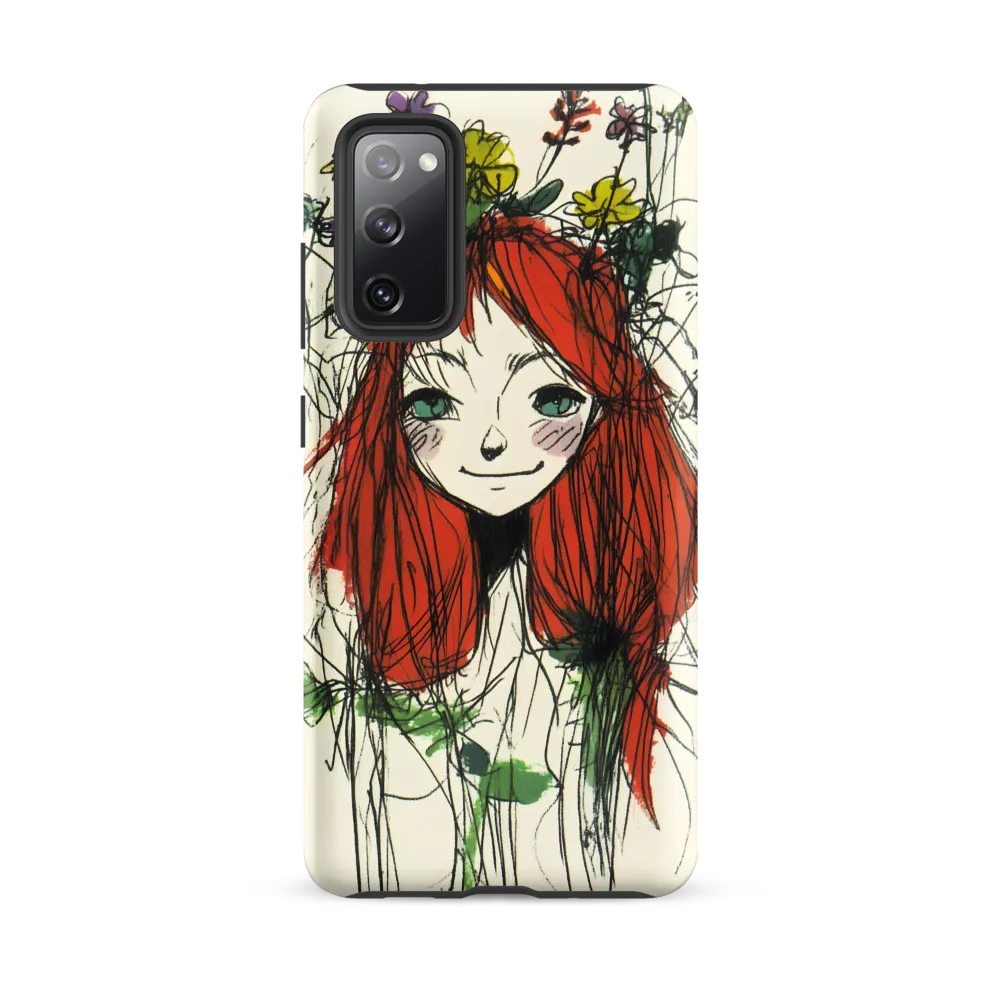 Whimsical Floral Portrait