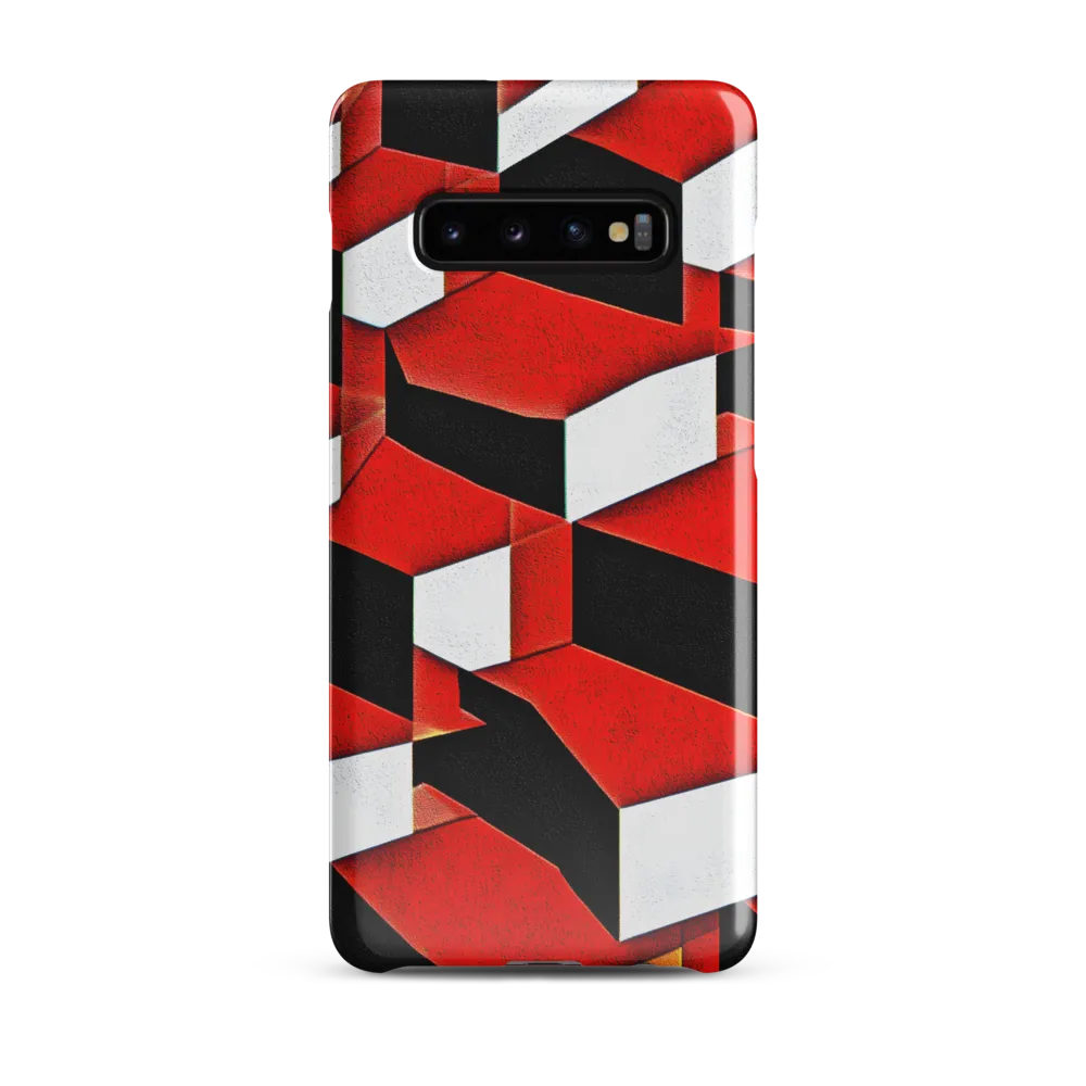 Dynamic Geometric Interplay | Phone Case |  S10 Plus | Snap Case | Glossy